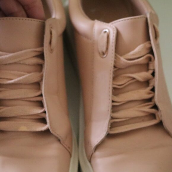 Just Fab JILL Faux Leather Chunky Sneaker - Blush Nude, Size 7.5 - Picture 10 of 16